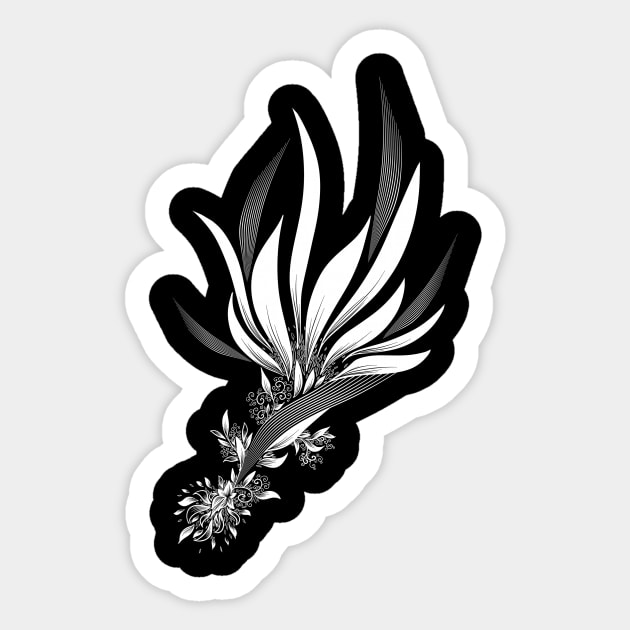 Bird of Paradise Sticker by knitetgantt